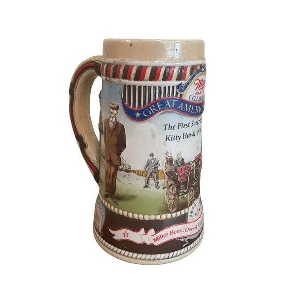 MILLER HIGH LIFE GREAT AMERICAN 1ST SUCCESSFUL FLIGHT KITTY HAWK - PREOWNED - Picture 1 of 10